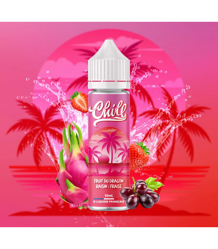 CHILL - Fruit du Dragon Raisin Fraise 50ML