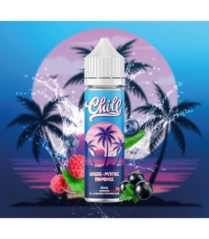 CHILL - Cassis Myrtille Framboise 50ML